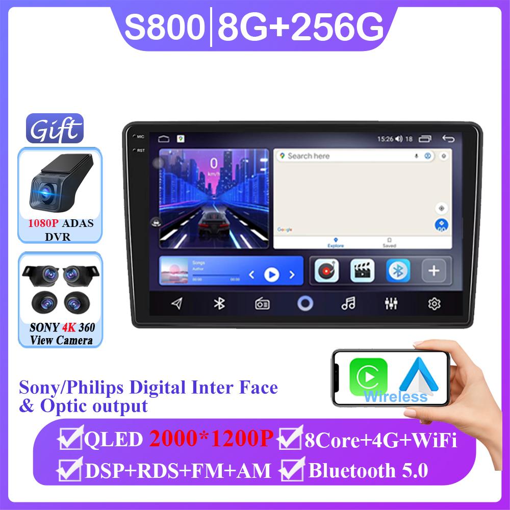 For Citroen C-Elysee 2004-2007 Car Radio Carplay Multimedia Video Player Stereo Navigation GPS Android Auto 5G WIFI No 2DIN DVD