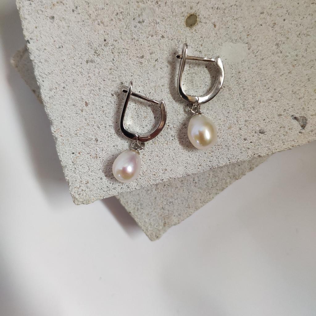 Cercei din argint cu perle naturale 5ct (2122296)