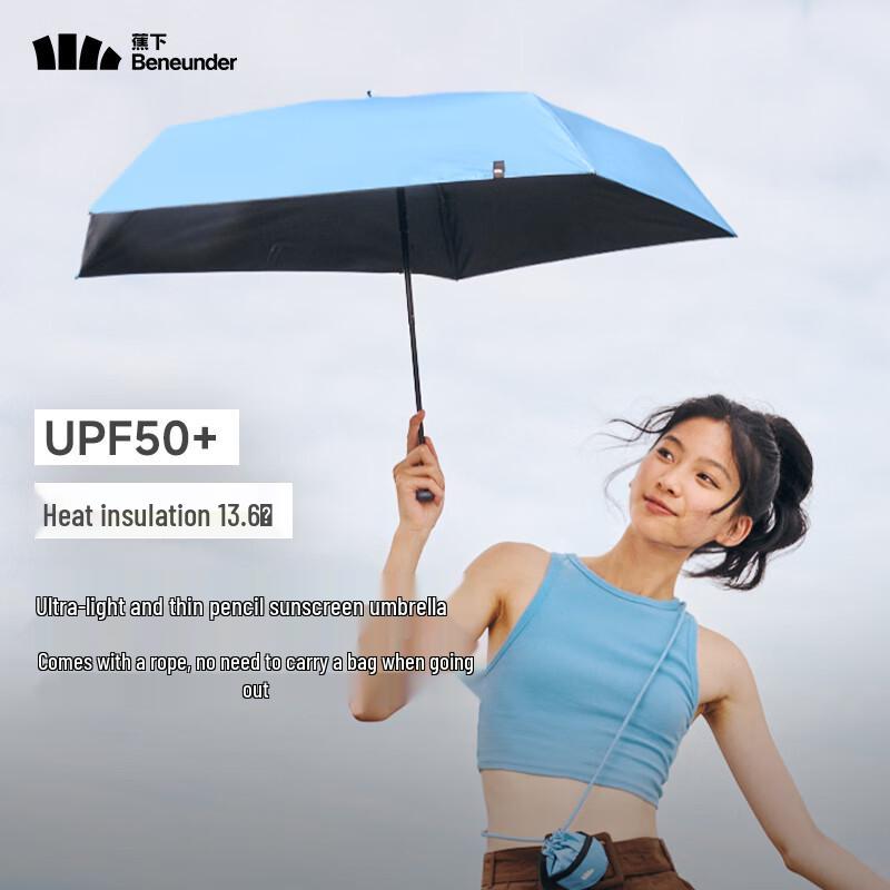 Beneunder BM531 5-Fold Blackout UV Protection Pencil Sun Umbrella