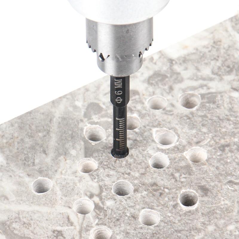 Power Tool-6/8/10/12/14mm Diamond Dry Drill Bits Hole Saw Cutter for Marble Ceramic Tile