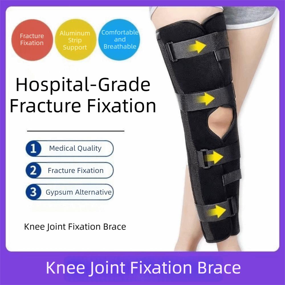 Wear-resistant Knee Immobilizer Adjustable Leg Splint Fixed Splint Knee Brace Injury Recovery