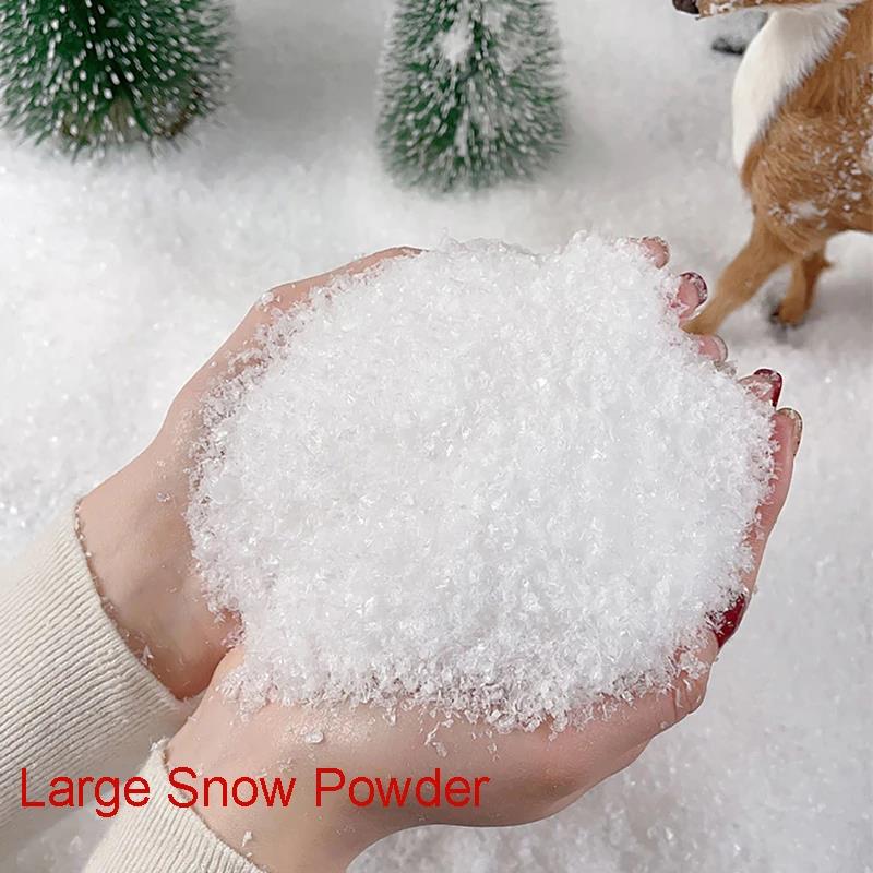 Christmas Artificial Dry Snow Powder Decoration,White Fake Snow,Powdered Snowflake,Christmas Home Party DIY Decoration Props2028 50g