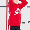 Jordan Fleece Lined Logo Pullover Sweatshirt Kids tops Jester-Red JD2032212GS-002