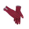 Warm Gloves Autumn and Winter Do Not Pour Fleece Women's Outdoor Riding Gloves Fleece Thickened Cold Gloves