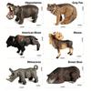 "1-9 inch Plastic Animal & Dinosaur Model Toy Set"