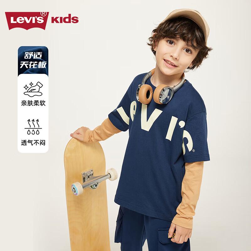 Levi s Kids  Long Sleeve Round Neck T-Shirt 4