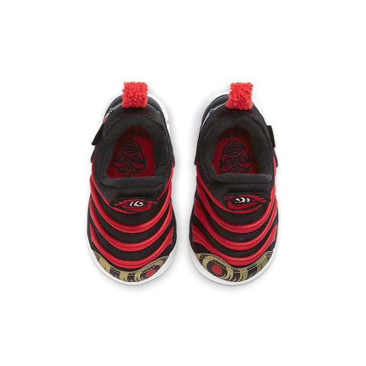 Nike Dynamo Free Low top Toddler Shoes Black Red Infant And Toddler DC8318-001