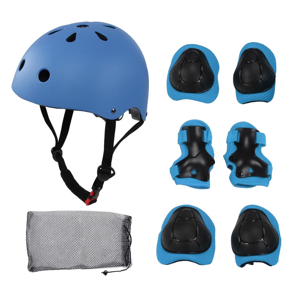 /set Children Safety Helmet Knee Elbow Pad Sets Breathable Riding Skating Protective Gear Set Children Sports Accessories