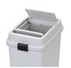 Shinki Gosei Tombo Fab Push Trash Can 35 Liter Lid Push Type Gray Width 37 x Depth 25 x Height 7cm Made in Japan