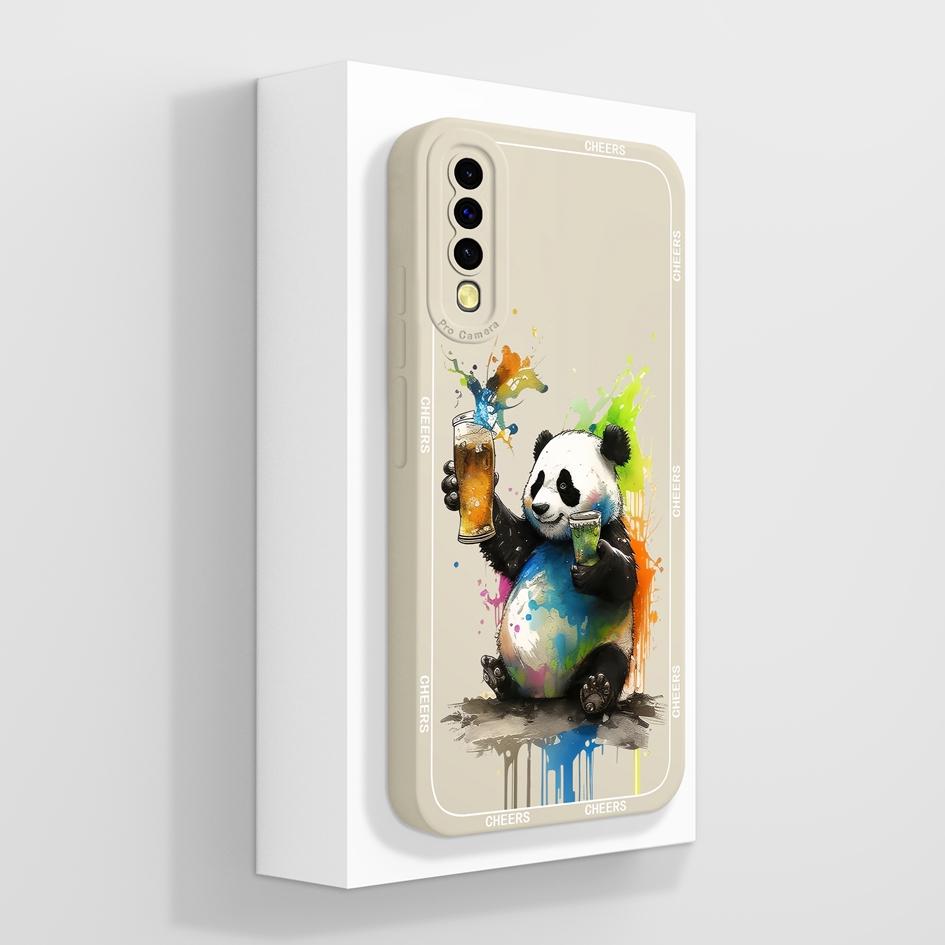 Hot Case For Samsung A50 A51 A52 A53 A54 M53 M54 A71 A72 A73 Lucky Girl Cute Panda Myk Super støtsikker silikon Passende bakdeksel til Samsung Capa