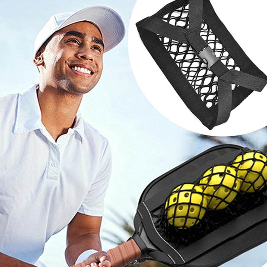 Tennis Holder Bag Holds 3-4 s Portable Tennis Carrying Storage Pouch for Gym Training Sports Event