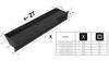 Straight Pile Kit 3x - Fireplace with Straight Glass Panel