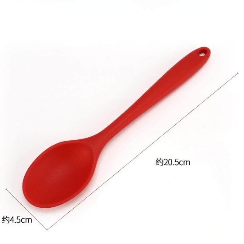 2026 New Silicone Spoon Mixing Soup Spoons Kitchen Mixing Ladle Cooking Utensils Kitchenware Tool for Stirring and Serving lijia