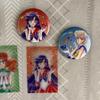 Used Pretty Guardian Sailor Moon Clear Card Can Badge Family Mart