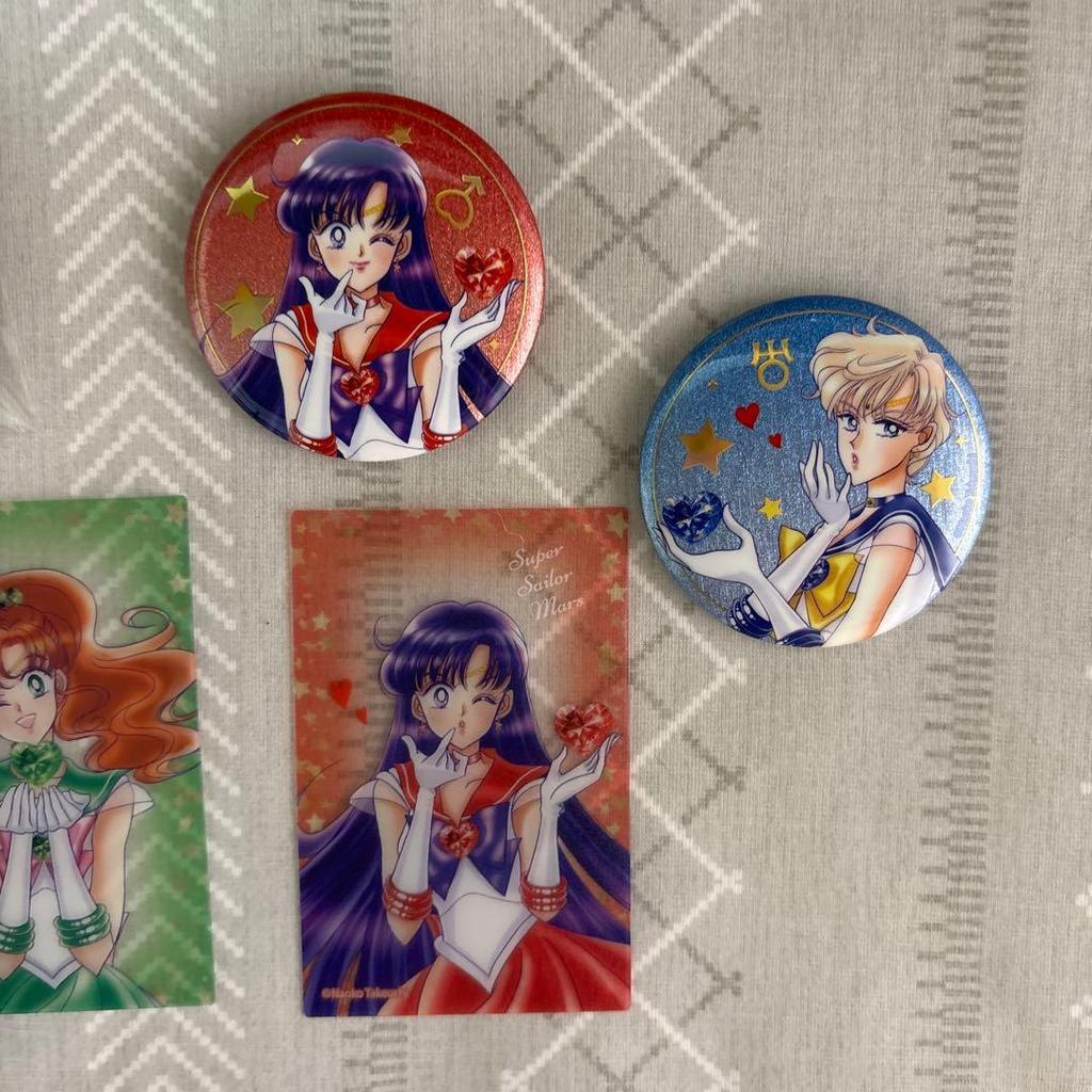 Used Pretty Guardian Sailor Moon Clear Card Can Badge Family Mart