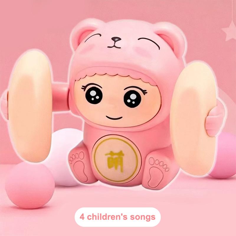 Interactive Electric Tumbling Baby Dolls With Bright Lights And Cute Music Perfect For Toddlers Early Learning And Play