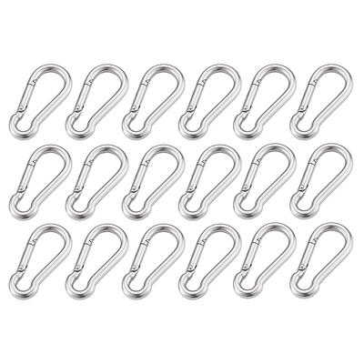 316 Stainless Steel Multifunctional Spring Snap M4 M5 M6 M7 M8 Carabiner Quick Link Lock Ring Hook
