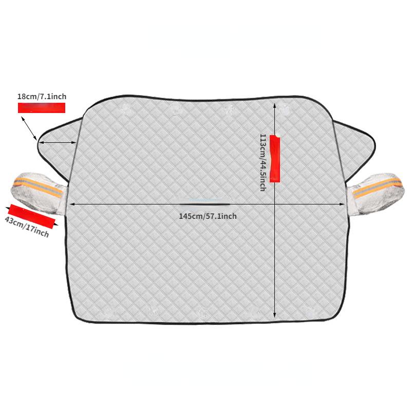 Winter Car Windshield Snow Cover Winter Snow Outdoor Car Cover Summer Sunshade Installation Is Convenient