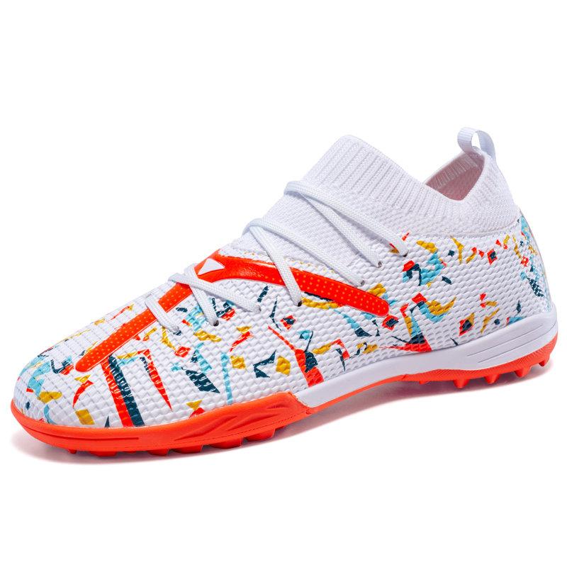 Fashion High Quality Purple Men's Football Shoes Outdoor FG/TF Non-slip Futsal Sneakers Man Original Professional Soccer Cleats For Men