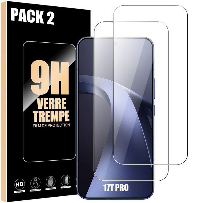 2x Verre Trempé pour Xiaomi 17T Pro, Protection Transparent 9H Antichoc Anti-Rayures