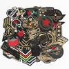 50Pcs Random Morale Patch Bundle, Full Embroidery Loop and Hook Patches Set for Caps, Bags, Backpacks, Vest, Gears Etc