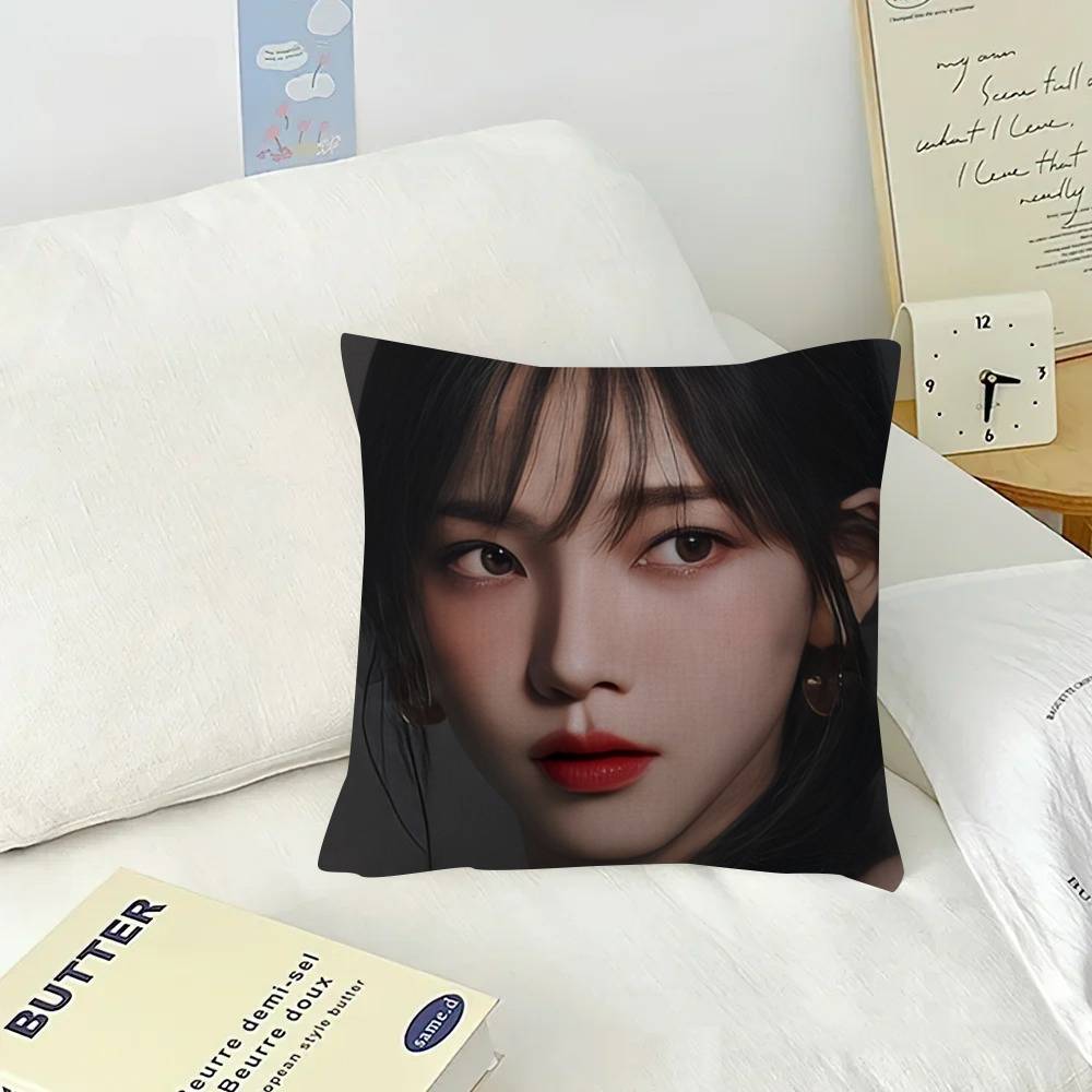 Korean idols KKKARINA Pillow Covers Cartoon Sofa Decorative Home Doublesided Printing Short Plush Cute Cushion Cover
