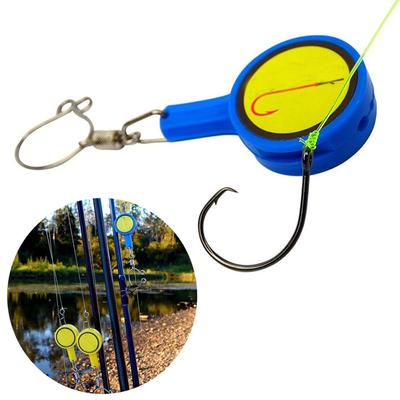 1PCS Fast Tie Nail Knotter Cutter Portable ABS Material Outdoor Fishing Fish Hook Waterproof Storage Fishing Tools