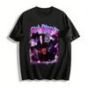 Gojo Satoru Girl Dinner Gothic Style Print T-Shirt Anime Jujutsu Kaisen Dark Streetwear Top Pure Cotton T-shirt