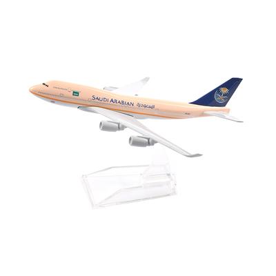 1/400 Maßstab 16cm 747 SAUDI ARABIAN Flugzeugmodell Flugzeug Diecast Metallflugzeuge
