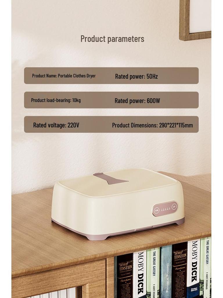 Smart Large-Capacity Foldable Clothes Dryer for Quick Baby Clothes Sterilization