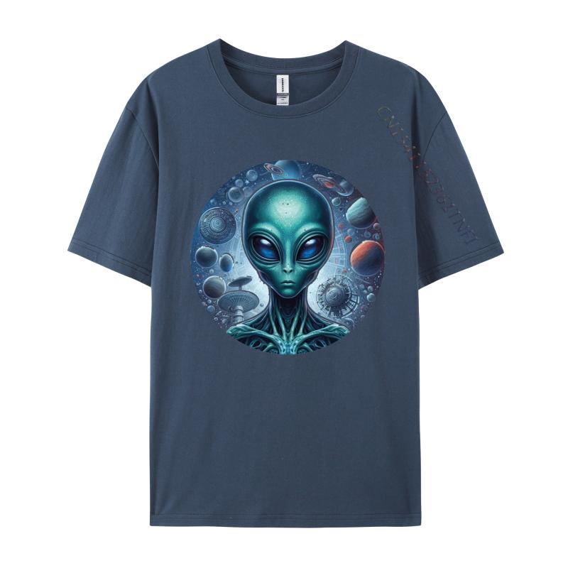 Alien In Space Tshirts Vintage Shirts For Unisex Cotton Tops T Shirt Retro SciFi Horror Unisex Classic Tshirt