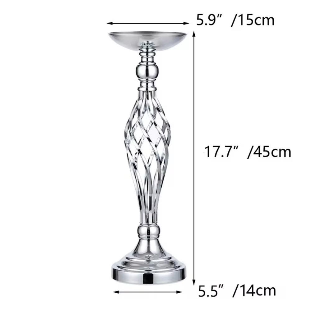 Home Table Candle Holder Arrangement Gold Iron Vase Twisted Path Candle Holder Wedding Flower Wedding Props Home Furnishings