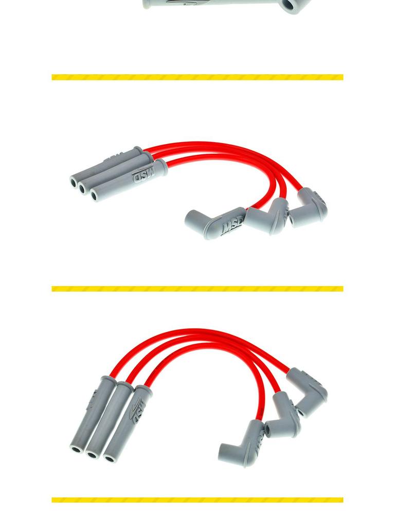 Japanese MSD High Voltage Off-Road Spark Plug Cap and Ignition Line for Motorcycles