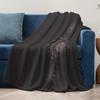 Colorful Floral Mandala Print Blanket - Geometric Pattern Throw Blanket for Sofa Bed Couch Decoration Gift