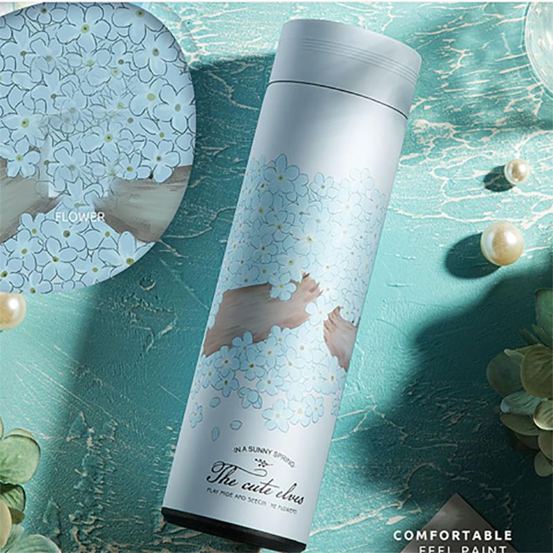 Autumn Forest Printing Vacuum Flask 304 Stainless Steel Coffee Tea Water Bottle 500ml Home Water Cup