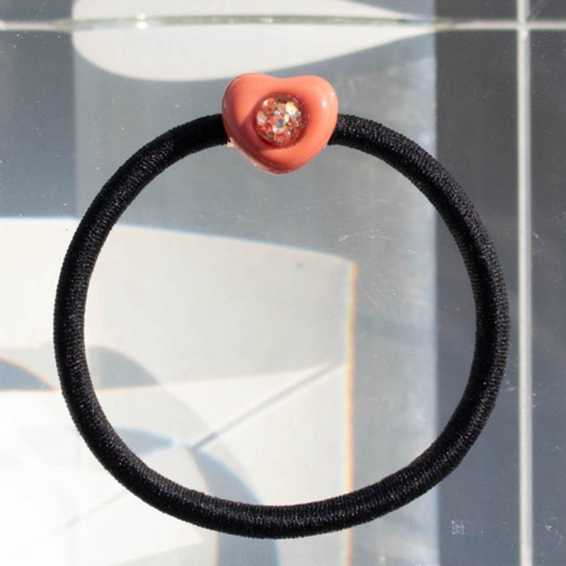 luvinball Heart Snowball Hair Tie