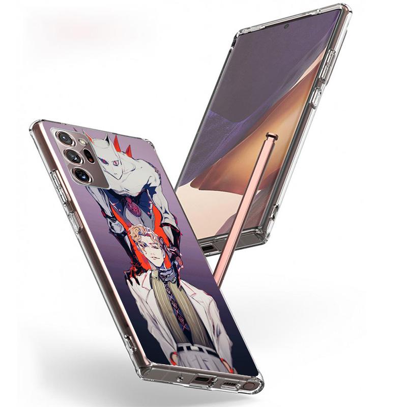 Anime JoJo Killer Queen Phnoe Case for Samsung Galaxy S26 S25 Edge S23 S24 Ultra S22 Plus S21 S20 FE Unique Cover Soft Coque Gal