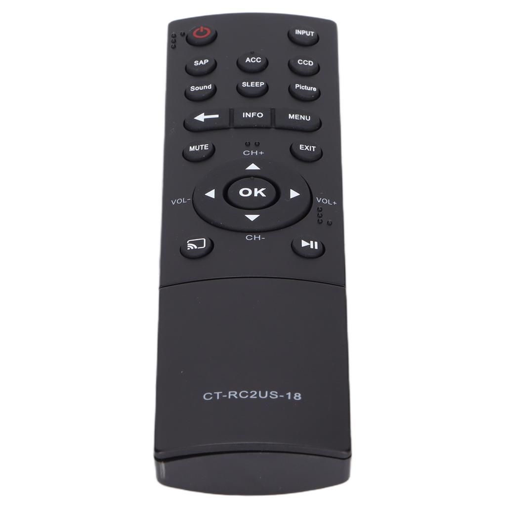 LED TV Remote Control Easy to Operate Remote Control Replacement for Toshiba 32L221U 43L621U 43L511U18 49L621U 50L711M18