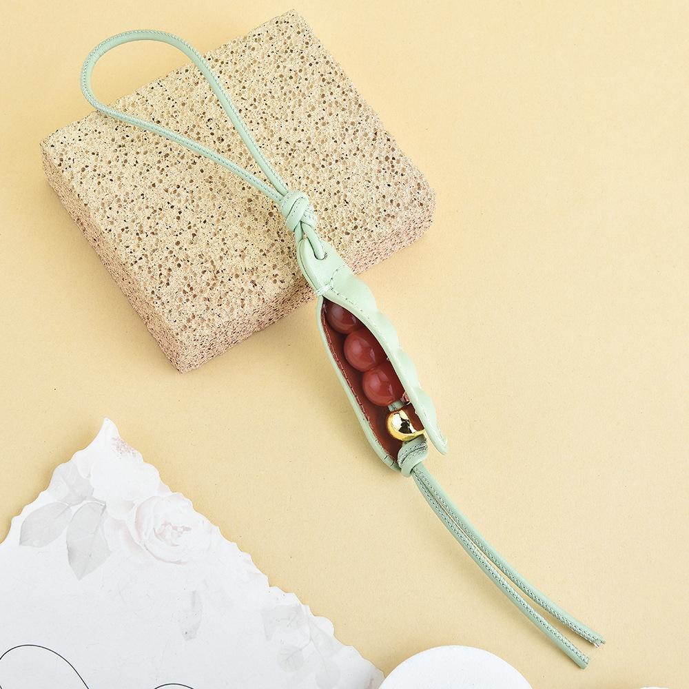 Pea Bag Pendant Classic National Style Literary Pea Pod Pearl Bag Pendant Female
