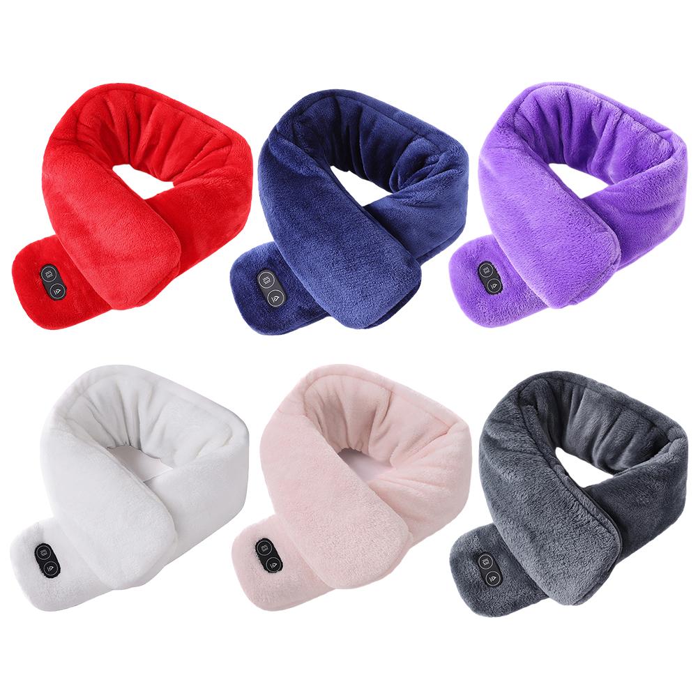 3 Temp Settings Winter Smart Heat Scarf Warm Electric Heating Scarf Soft Electric Heated Neck Pad for Winter Christmas Gifts