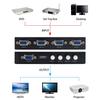 Duttek VGA 4-Wege-VGA-Schalter-Selektorbox für und Plug-and-Play-Umschalter, Eingänge/1 Ausgang, 15HDF, 4-Port-PCs, Laptops, Desktops, Monitore, Projektoren, TVs,