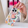 Cartoon Pattern Cream Texture Casing Wavy Edge Soft Silicone Cover Phone Case for IPhone Samsung Huawei Honor Xiaomi Redmi Infinix Tecno