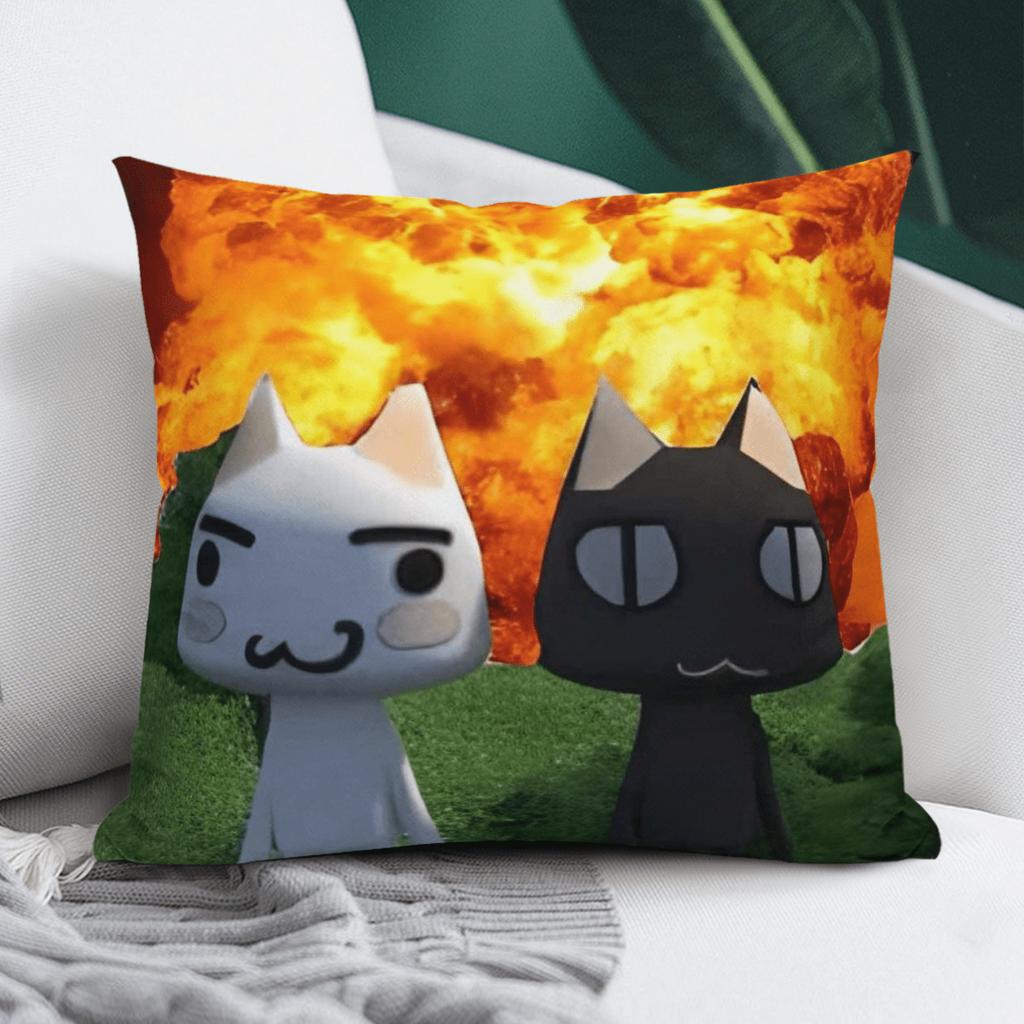 1pc Pillowcase, Soft And Smooth Texture Polyester Short Plush Fabric, Single-Sided Printed Pattern, 45Cm X 45Cm, Pillow Core Not Included