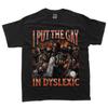 Ich stecke das Schwule in Legastheniker Lustig Hartes Skelett Meme Bootleg T-Shirt