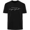 Unisex Unisex Mode Lässig Perfekt Unvollkommen Buchstabendruck Lustig Kurzarm T-Shirt Tops