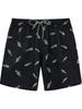 European And American Loose Casual Hawaiian Flower Shorts Men'S Summer Youth Floral Ice Silk Vacation Seaside Beach Pants