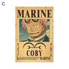 One Piece Poster Clear Printing Rectangle Decorative Japanese Anime Luffy Bounty Poster Bedroom Decor for Bar
