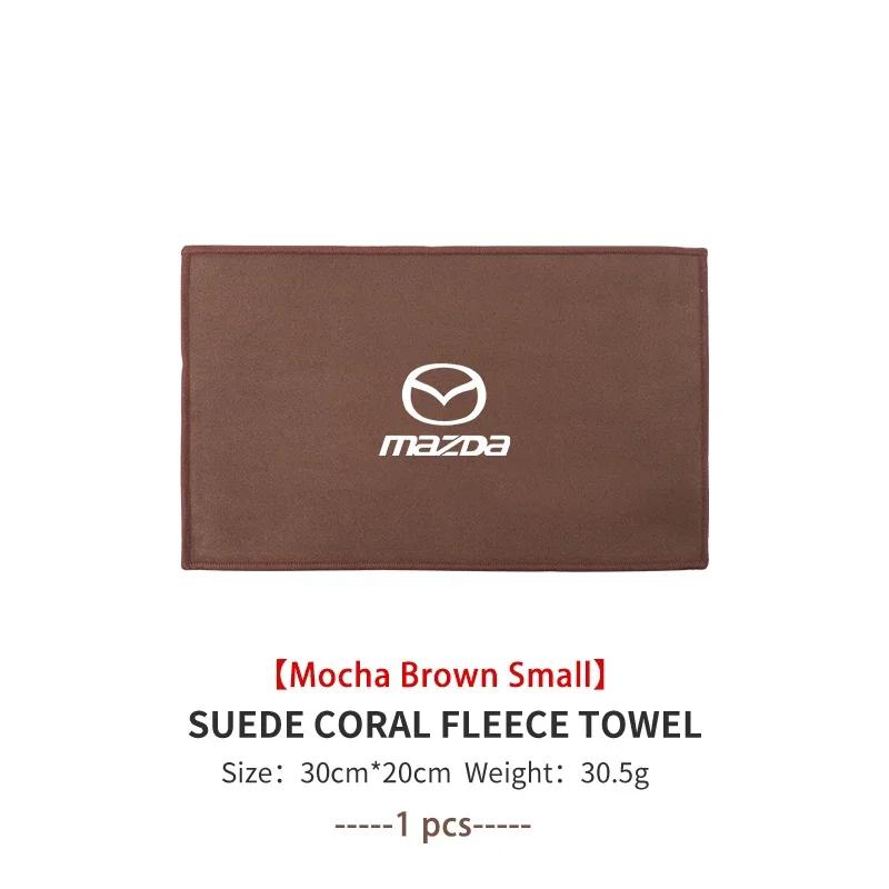 2025 Asciugamano Caldo per Pulizia Auto Assorbente Spesso Morbido Panno per Lavaggio per Mazda 6 3 CX5 5 2 323 CX7 Demio Atenza Axela MX30