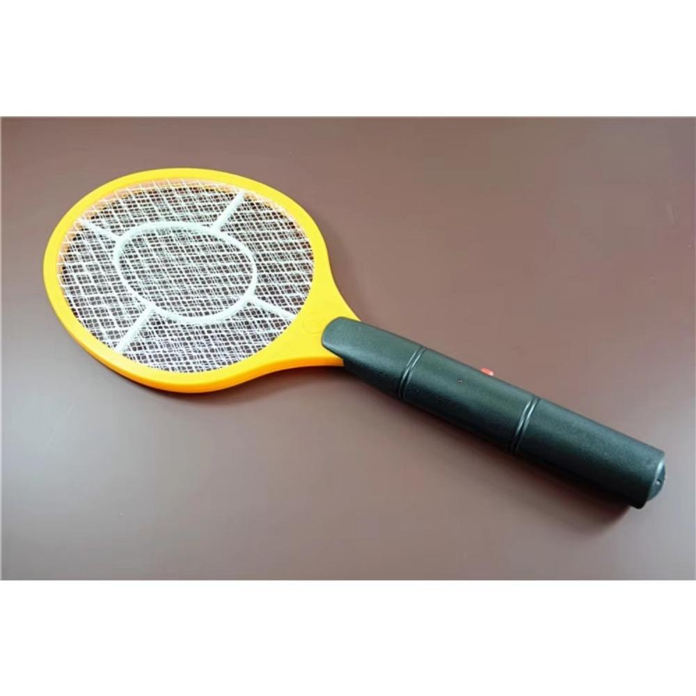 

Электрическая мухобойка Беспроводная работа от батареек Электрическая мухобойка Ракетка для насекомых Убийца насекомых жёлтый