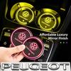 Valve Stems Caps New 7 Color LED Car Cup Holder Light Luminous Coaster Water Cup Pad For VW Volkswagen Polo Jetta Golf Beetle CC